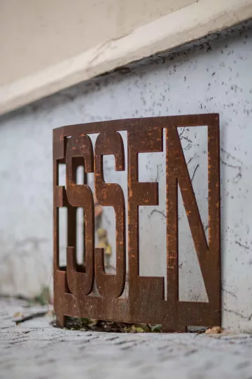 Rankgitter an Hausfassaden in der Josephstraße in Leipzig Lindenau.