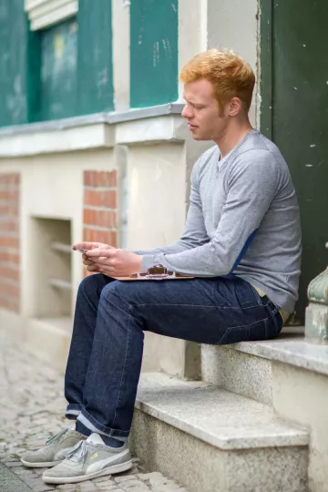Wir kamen ins Gespräch mit einem Ladenbesitzer.