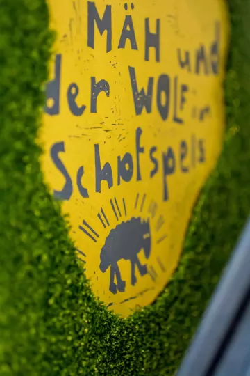 Ein sehr aufwendig gestalteter Umschlag eine Buches.