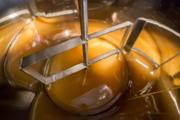 Detailaufnahme einer Schleuder.