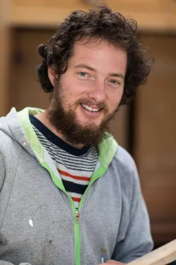 In der Werkstatt des Imkers Chrstopher Mann in Leipzig Lindenau.