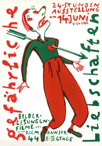 Gefährliche Liebschaften - die letzte 24-Stunden-Ausstellung in der Reimannstraße 1997.