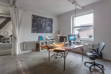 Blick in das Büro von rb architekten.