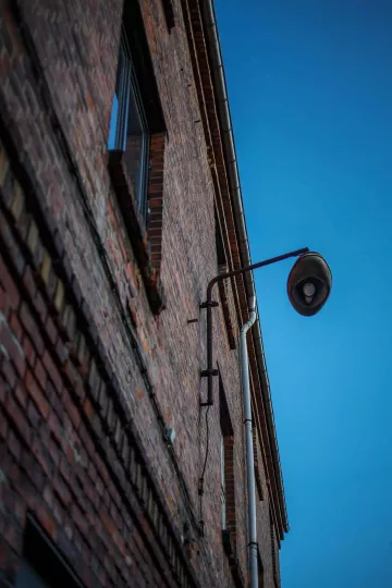 Fassade eines Gebäudes im Tapenwerk Leipzig.