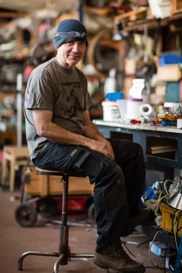 Jim Whiting im Bimbotown Leipzig.