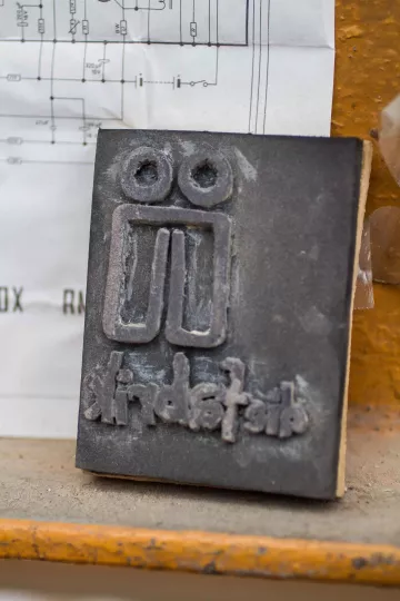 Rohling für den Druck.