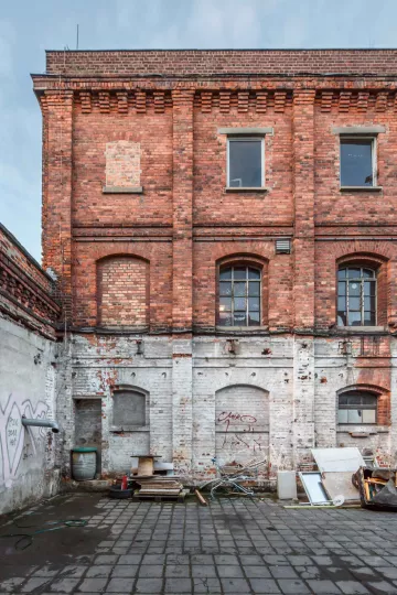 Gebäude im Westwerk Plagwitz.