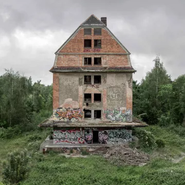 Leerstehendes Gebäude in Leipzig Gohlis